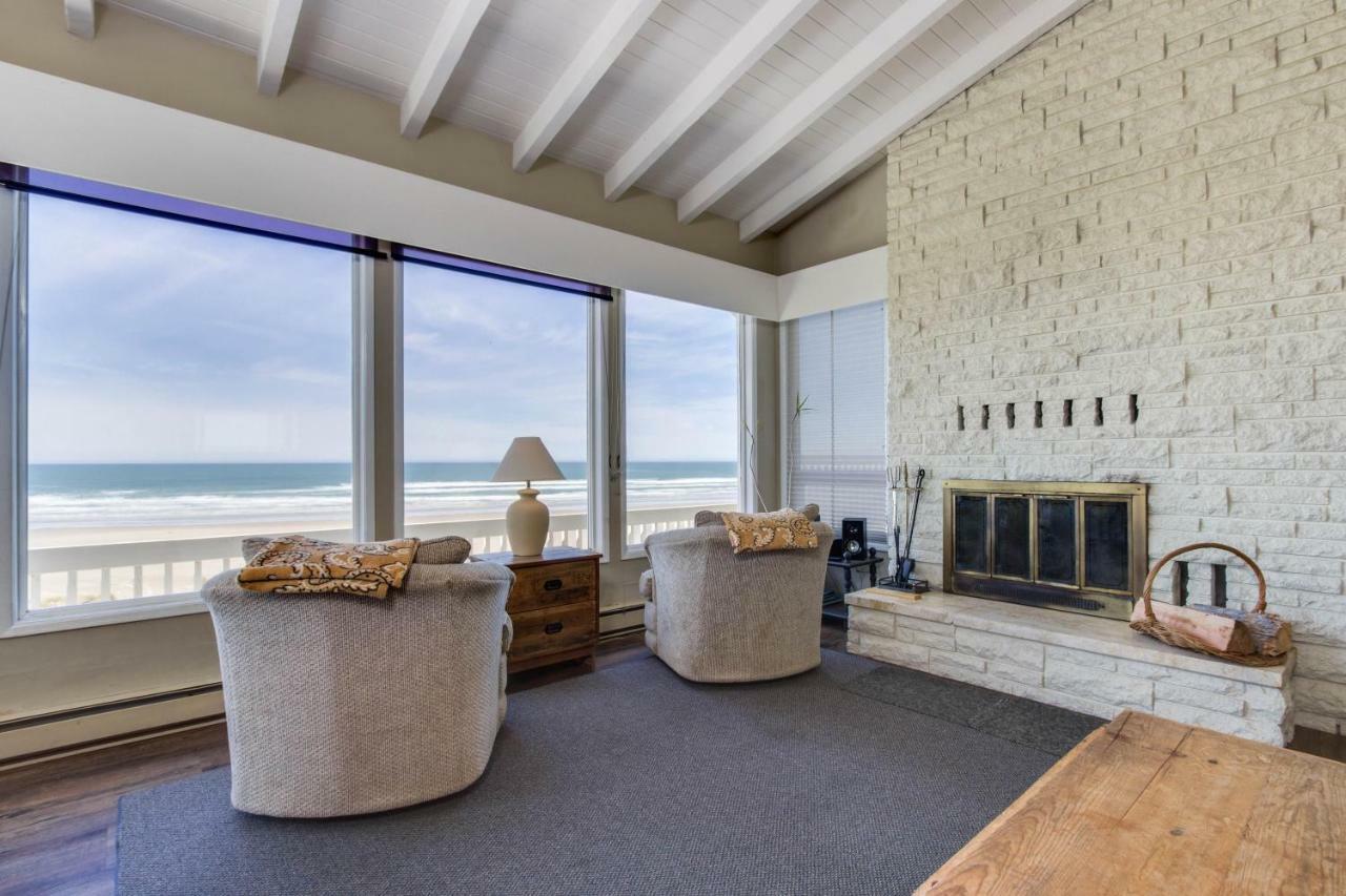 Spindrift Oceanfront Home Bandon Exteriör bild